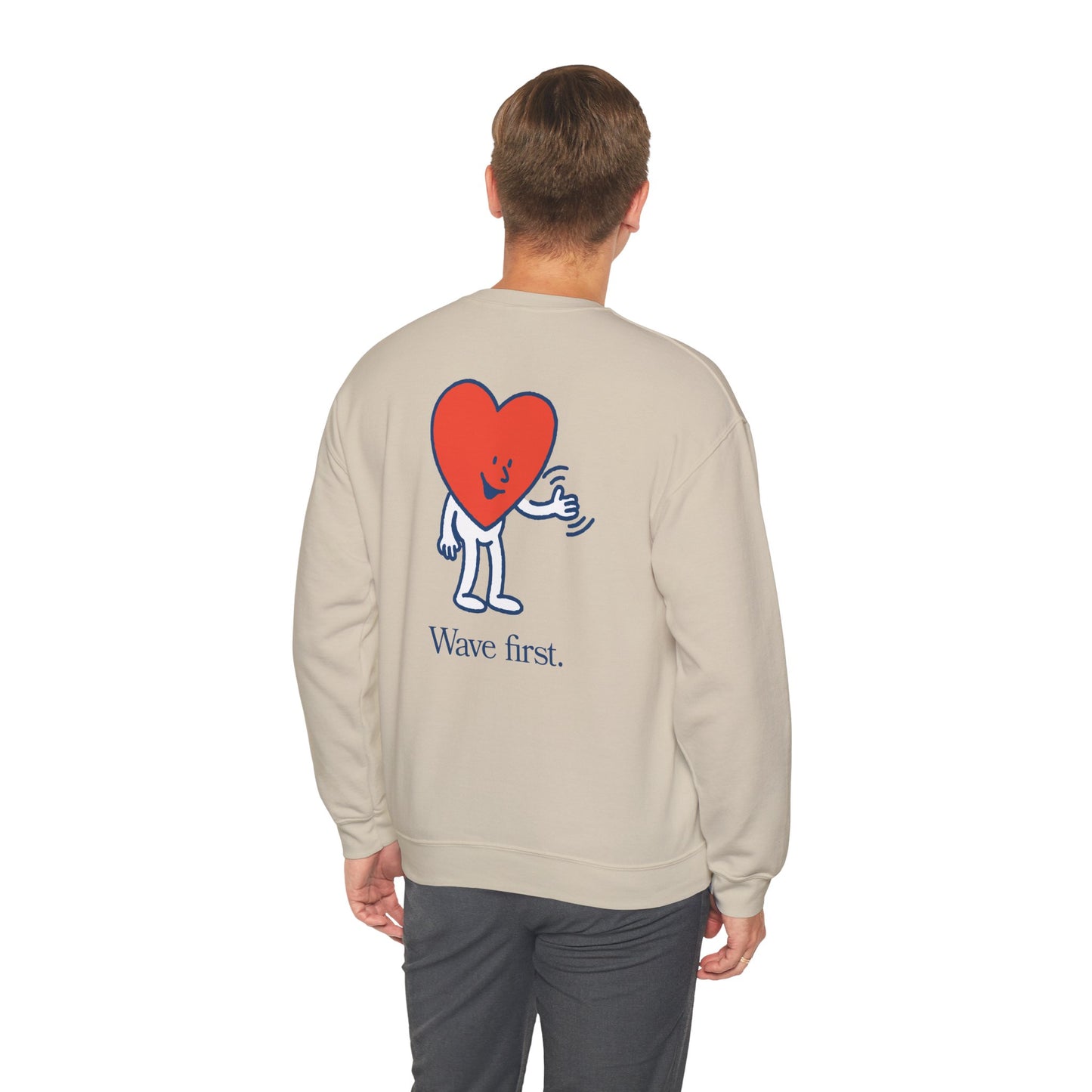 "Wave First" - Kindness Social Club - Crewneck Sweatshirt