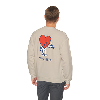 "Wave First" - Kindness Social Club - Crewneck Sweatshirt