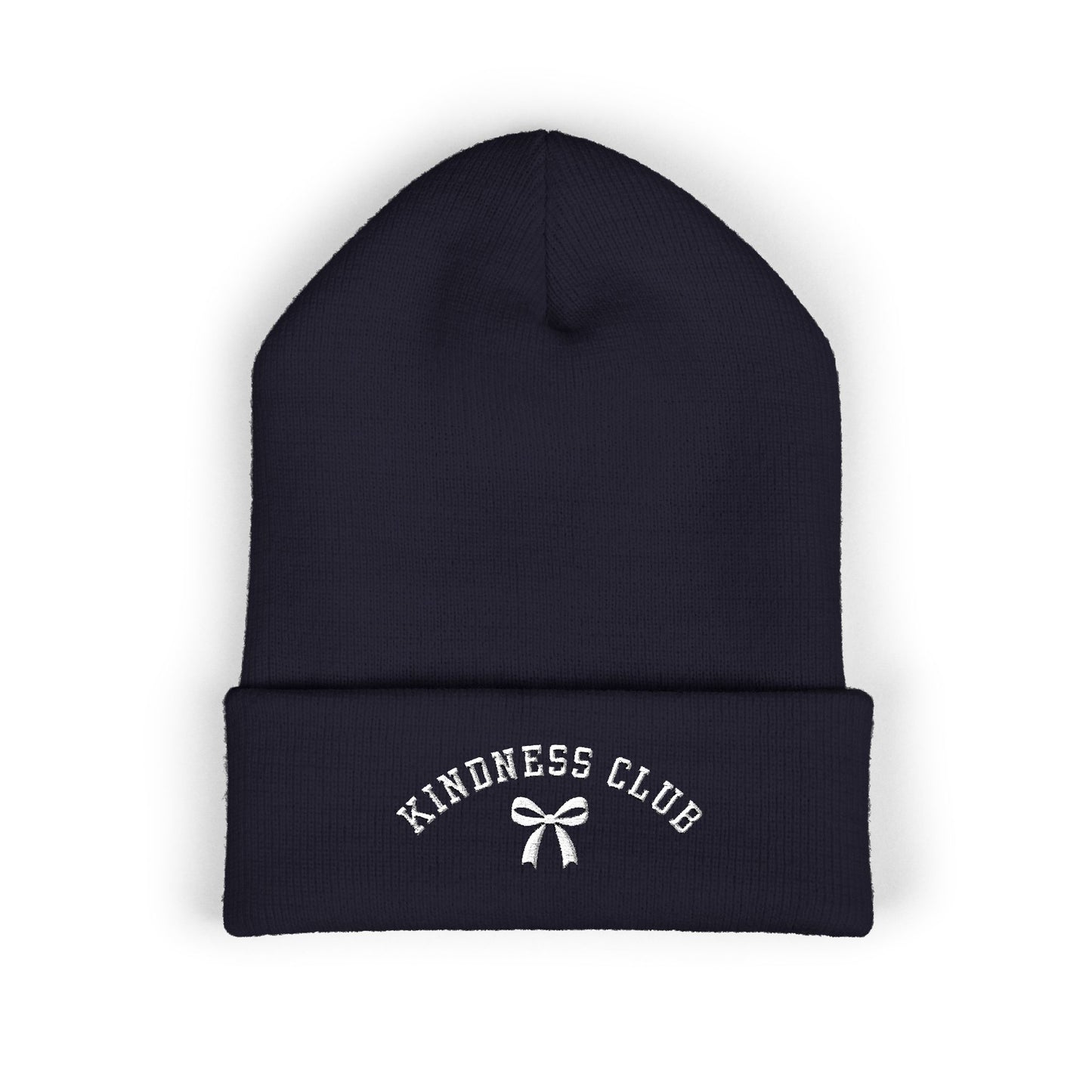 Kindness Club Varsity Embroidered Beanie
