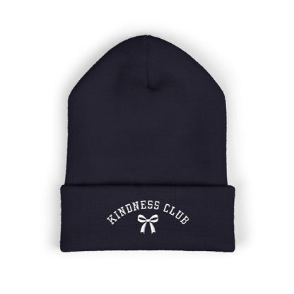 Kindness Club Varsity Embroidered Beanie