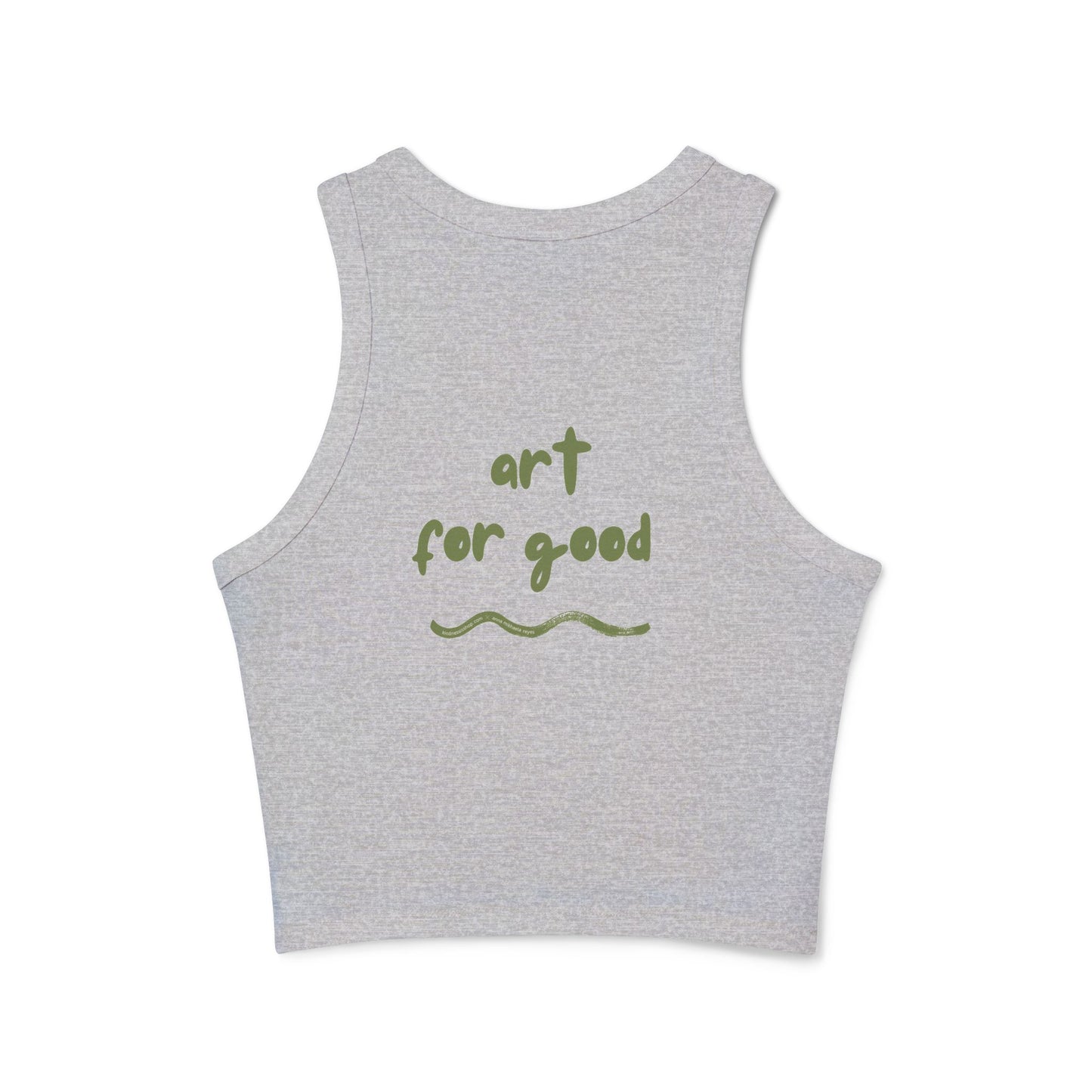 The Cure - Floral Racer Tank