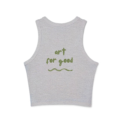 The Cure - Floral Racer Tank