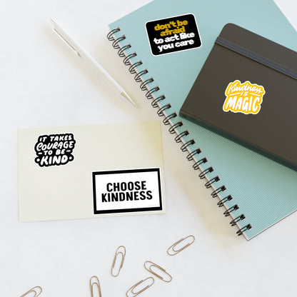 Choose Kindness Sticker Sheet — Inspirational Kindness Quotes Pack