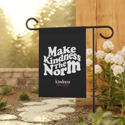 Make Kindness the Norm Garden Flag (Wavy, KSC)  – By: Favio Moreno