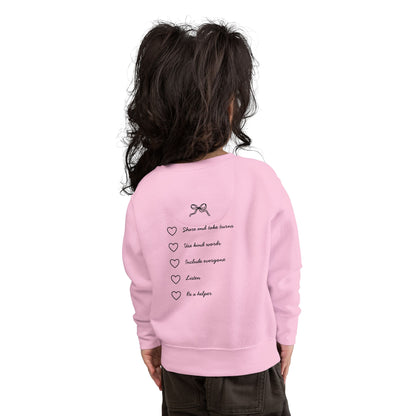 Kindness Club Toddler Sweatshirt
