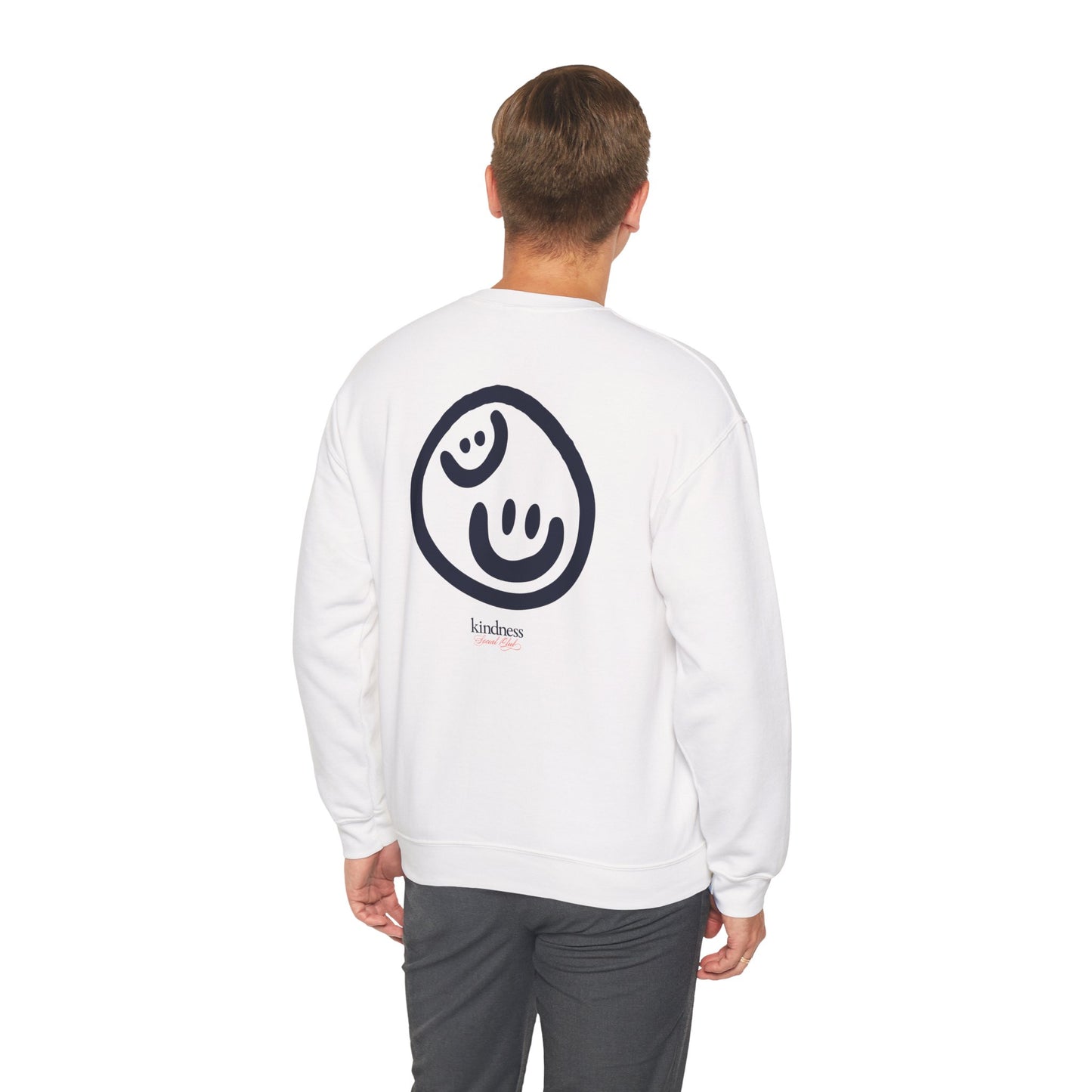 Kindness Social Club Classic Adult Crew Sweatshirt (KSC Light) - By: Favio Moreno