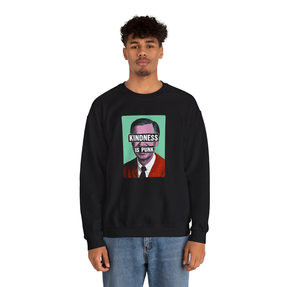 Unlikely Rebel Pop Art Edition Unisex Crew Sweatshirt (Green)