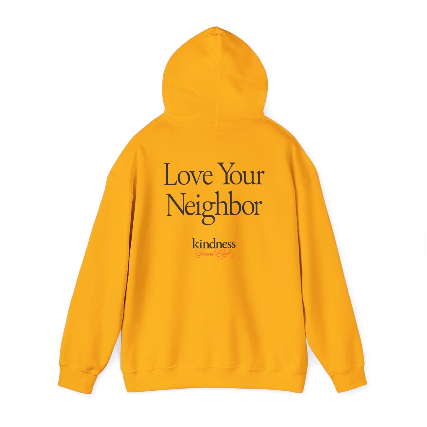 Love your Neighbor - By: Favio Moreno - Unisex Adult Hoodie (KSC, Reg, Light)
