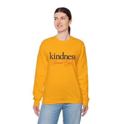 Kindness Social Club Classic Adult Crew Sweatshirt (KSC Light) - By: Favio Moreno