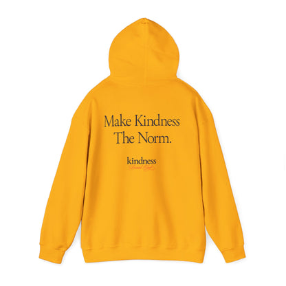 Make Kindness The Norm Unisex Adult Hoodie (Reg KSC Light) - By: Favio Moreno
