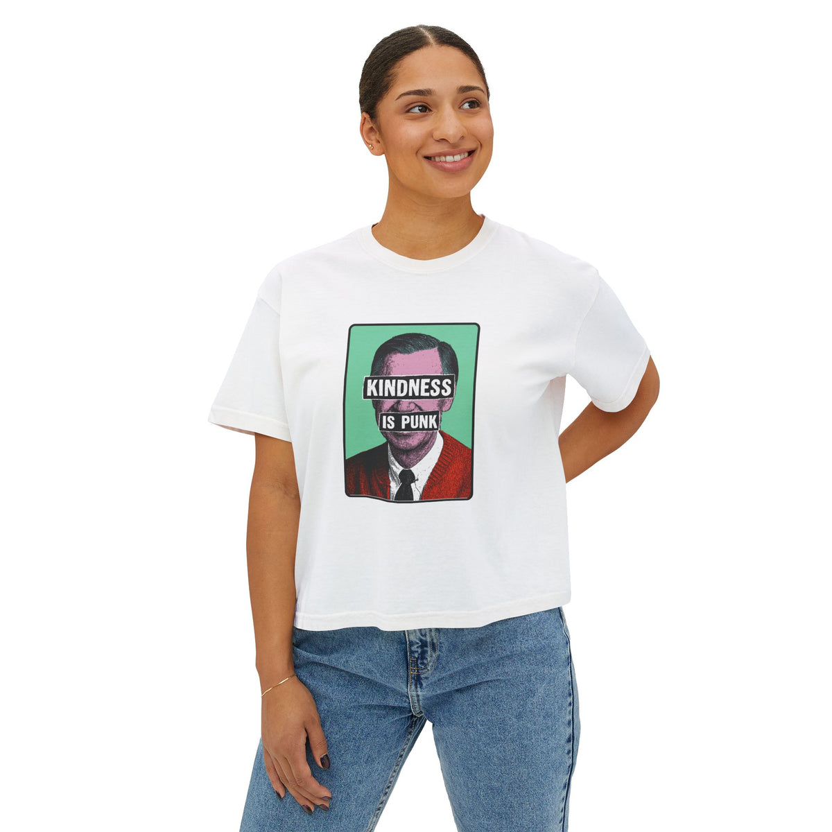 Unlikely Rebel Pop Art Edition Women's Boxy Tee (R)