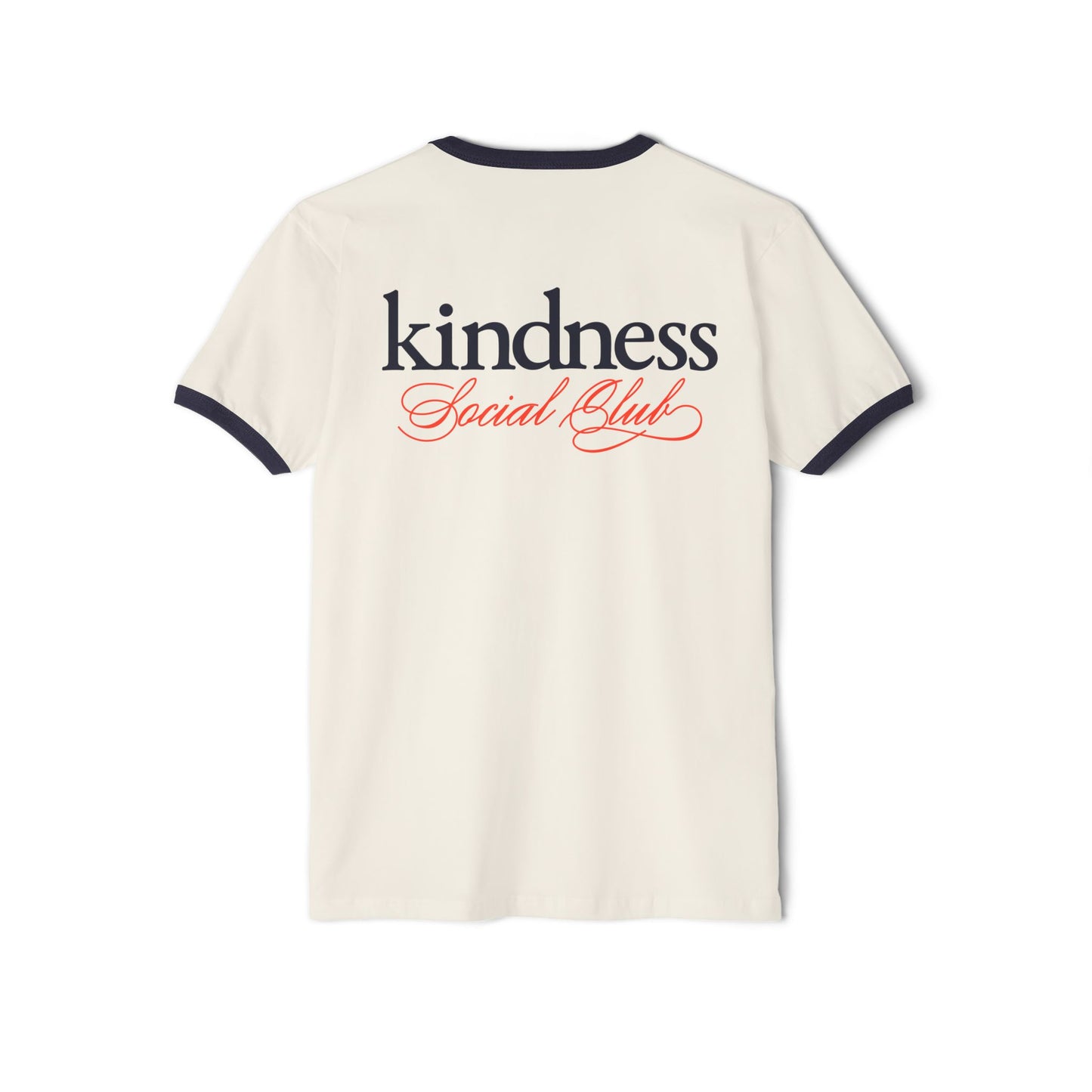 Kindness Conquers By: Favio Moreno Unisex Ringer T-Shirt (KSC)