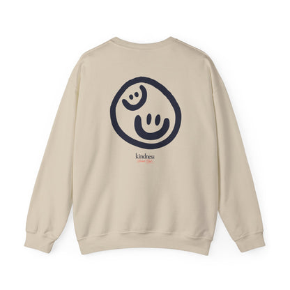 Kindness Social Club Classic Adult Crew Sweatshirt (KSC Light) - By: Favio Moreno