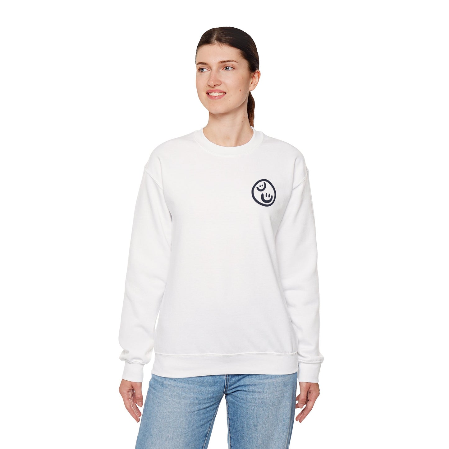 Make Kindness the Norm (Wavy)Unisex Crew Sweatshirt By: Favio Moreno (KSC Light)