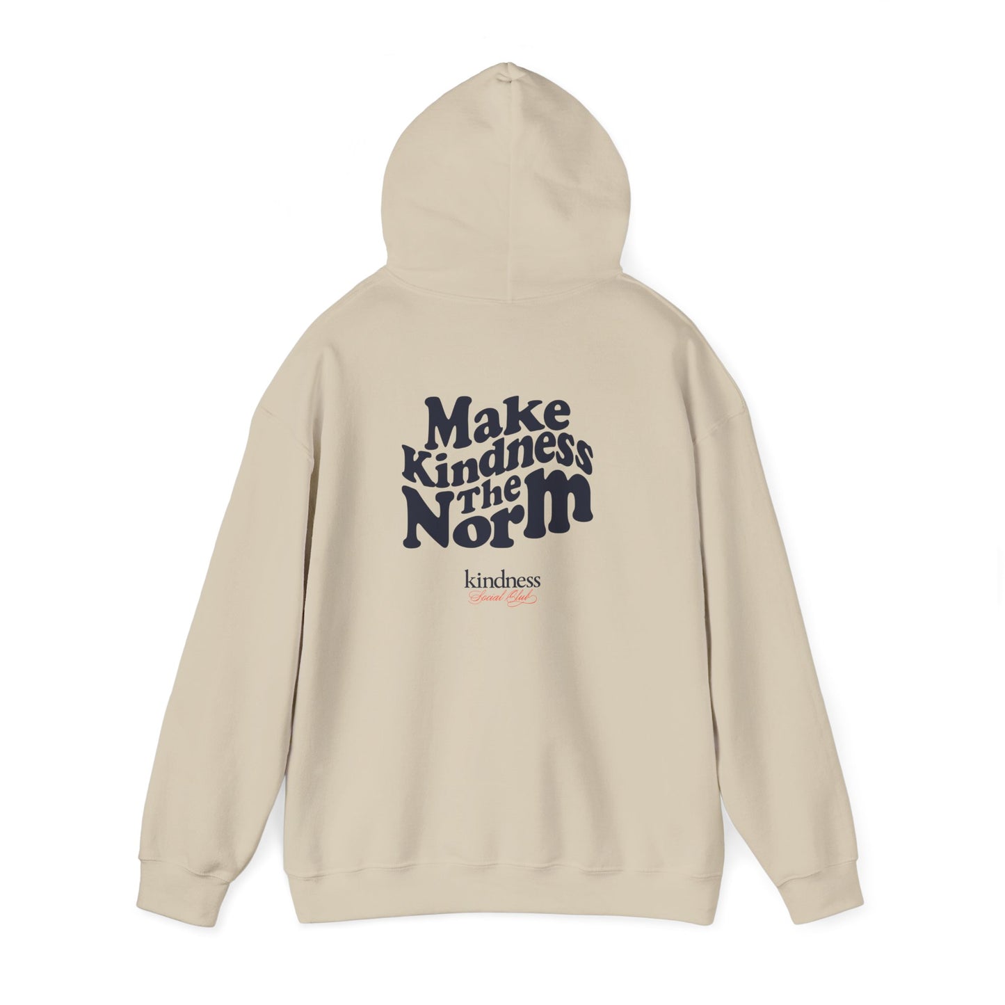 Make Kindness The Norm (Wavy) Unisex Adult Hoodie - By: Favio Moreno (KSC, Light)