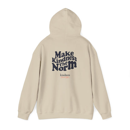 Make Kindness The Norm (Wavy) Unisex Adult Hoodie - By: Favio Moreno (KSC, Light)