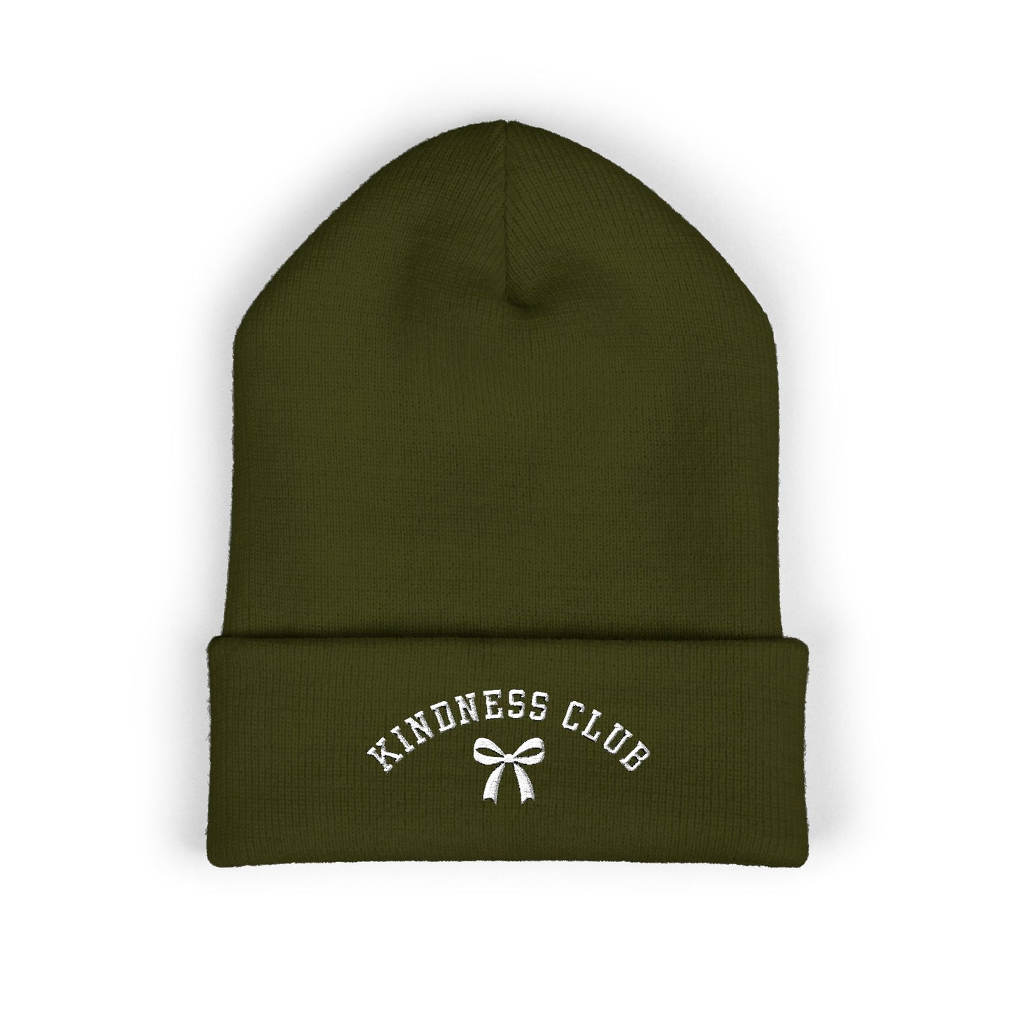 Kindness Club Varsity Embroidered Beanie