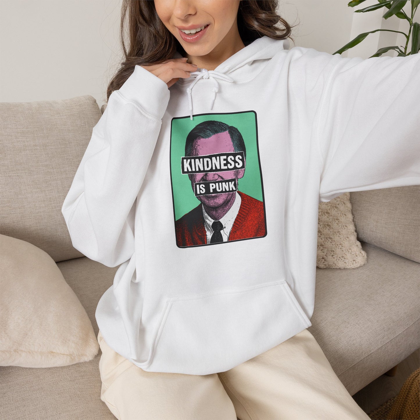 Unlikely Rebel Pop Art Edition Unisex Hoodie (Green)