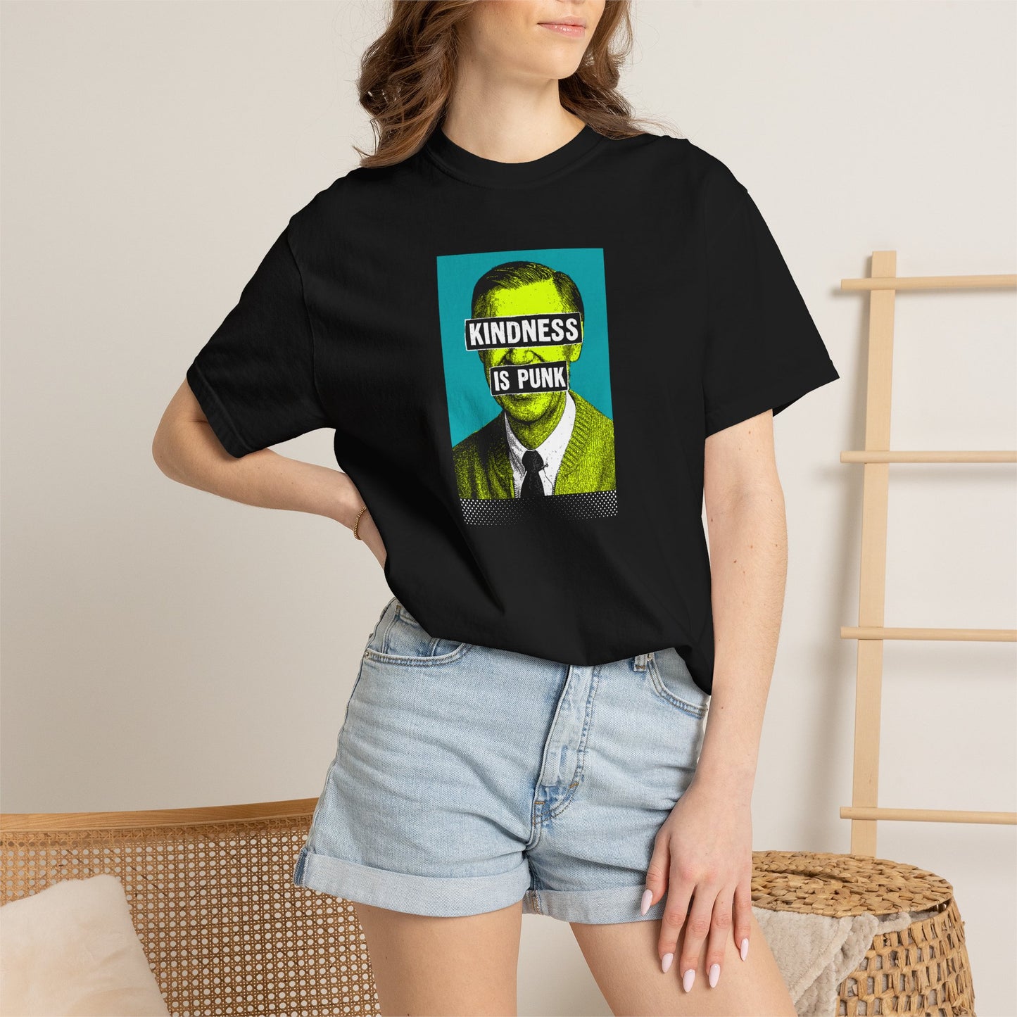 Unlikely Rebel Pop Art Edition Unisex T-shirt (Blue)