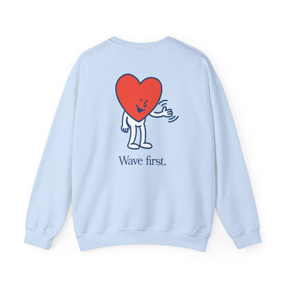 "Wave First" - Kindness Social Club - Crewneck Sweatshirt