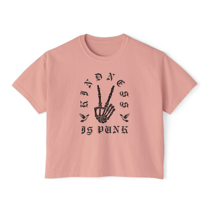 Gothic Dove Kindness -  Women's Boxy Tee by Favio Moreno