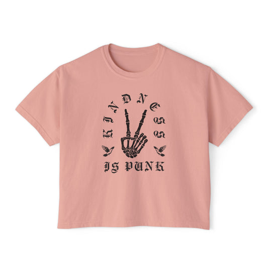 Gothic Dove Kindness -  Women's Boxy Tee by Favio Moreno