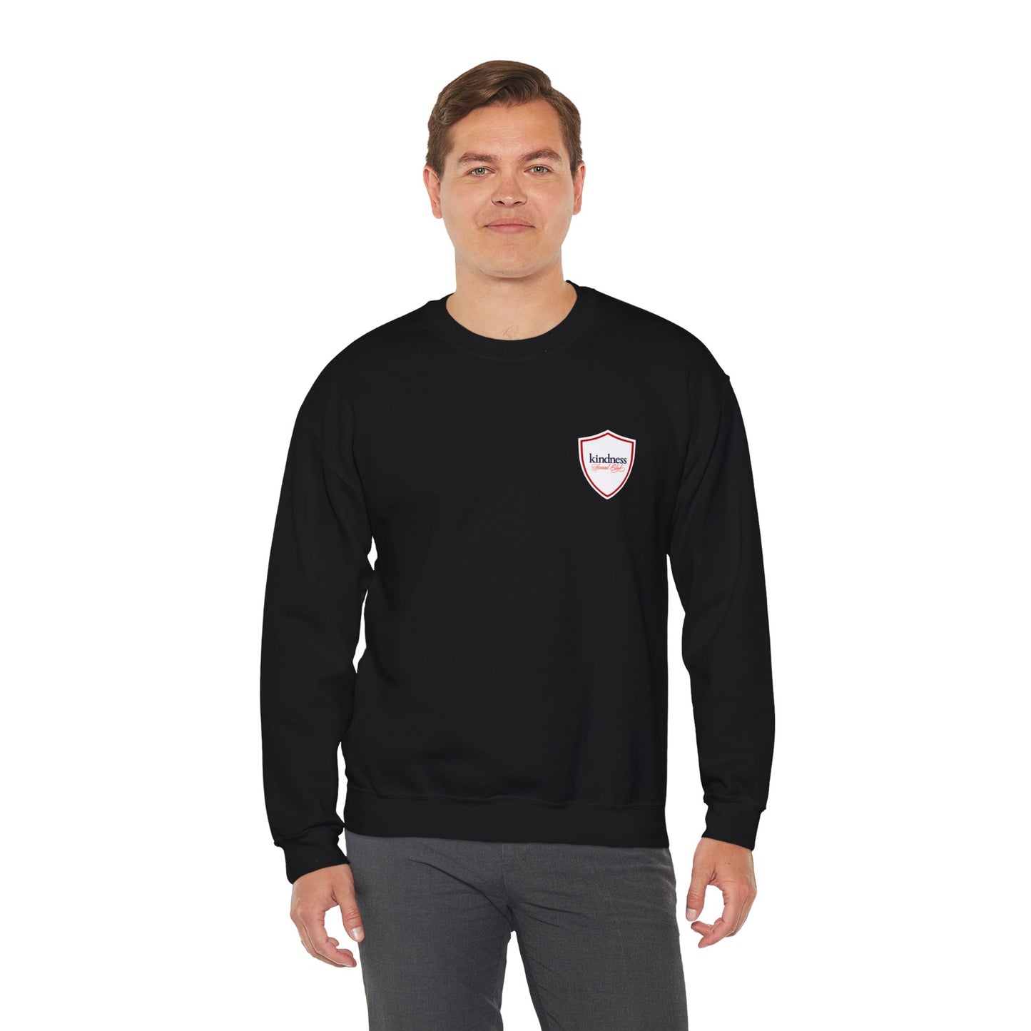 Make Kindness The Norm Unisex Crew Sweatshirt (Reg KSC Rich) - By: Favio Moreno