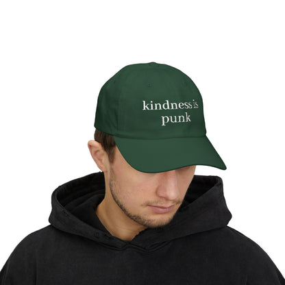 Kindness Is Punk  Embroidered Dad Cap