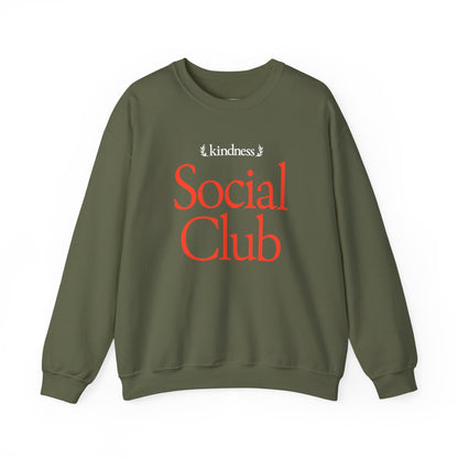 Kindness Social Club - By: Favio Moreno – Varsity Unisex Crew Sweatshirt (KSC Rich)