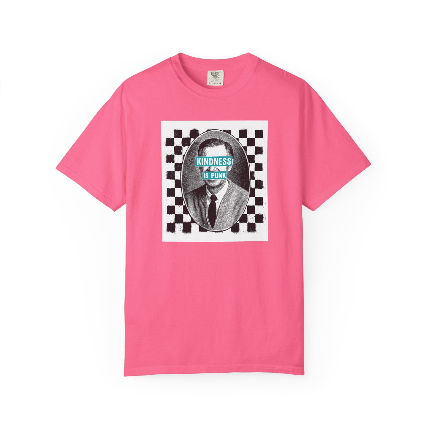 Unlikely Rebel Checkered Edition Unisex T-shirt (Blue)