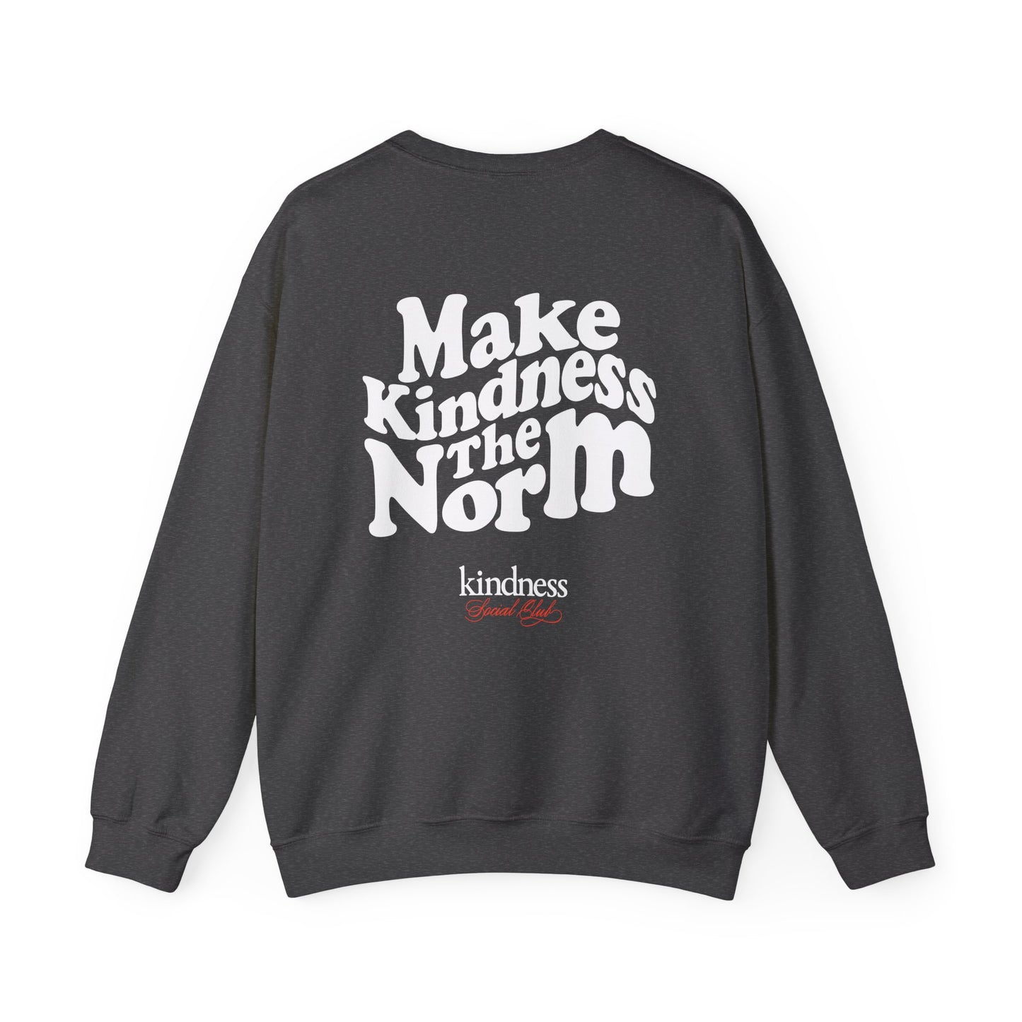 Make Kindness the Norm (Wavy) Unisex Crew Sweatshirt - By: Favio Moreno (KSC Rich)