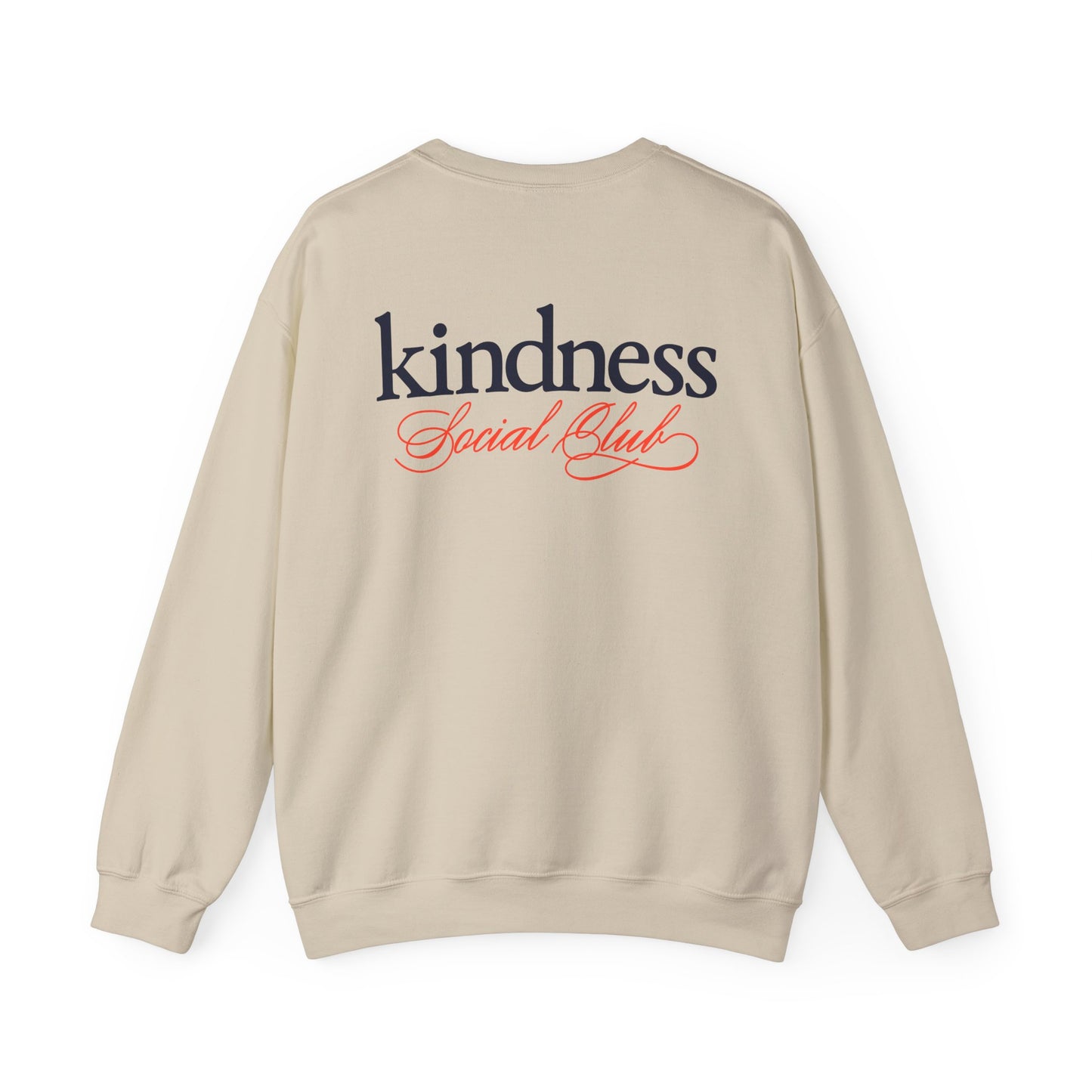 Kindness Conquers Unisex Crew Sweatshirt  - By: Favio Moreno (KSC Light)