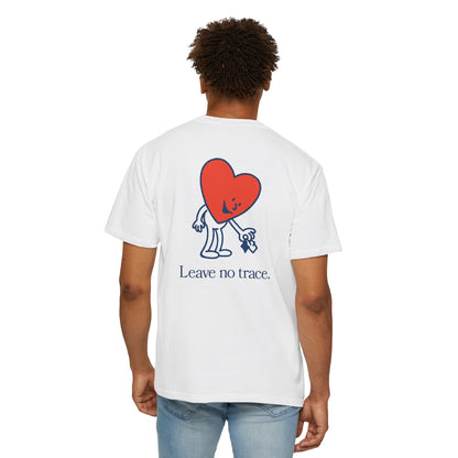 "Leave No Trace" Heart Graphic - Kindness Social Club T-Shirt