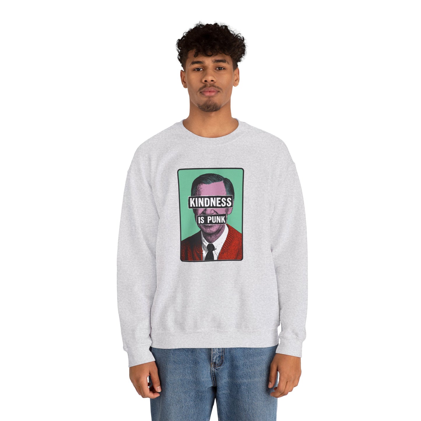 Unlikely Rebel Pop Art Edition Unisex Crew Sweatshirt (Green)