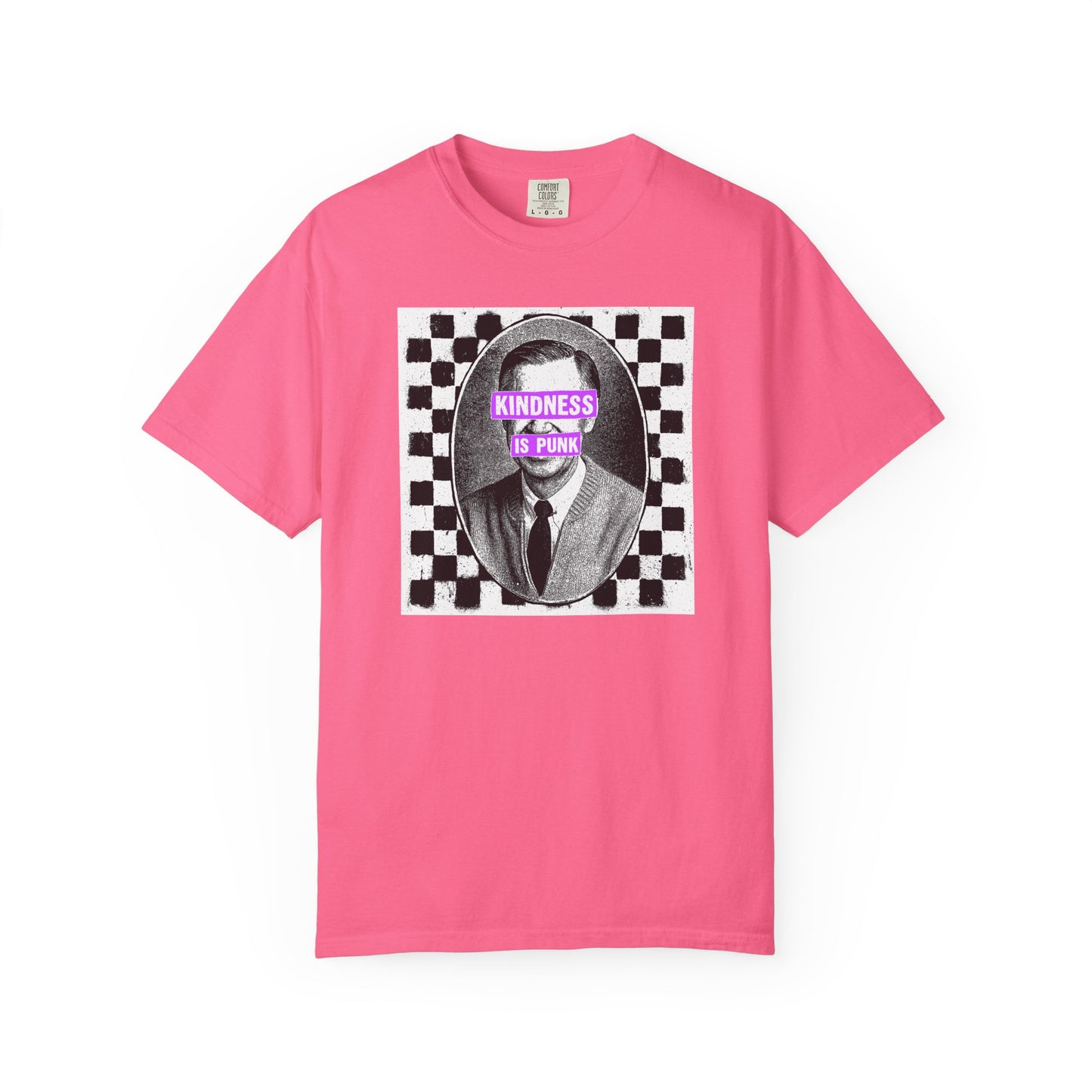 Unlikely Rebel Checkered Edition Unisex T-shirt (Violet)