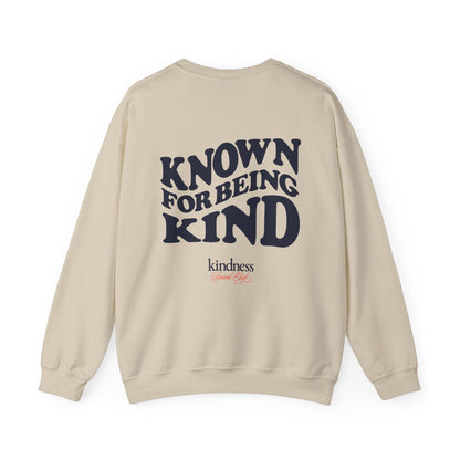 Known For Being Kind Unisex Crew Sweatshirt (KSC Light) - By: Favio Moreno