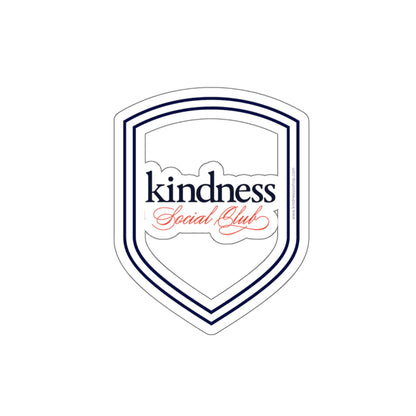 Kindness Social Club Classic (KSC) Die Cut Sticker 3x3 - By: Favio Moreno