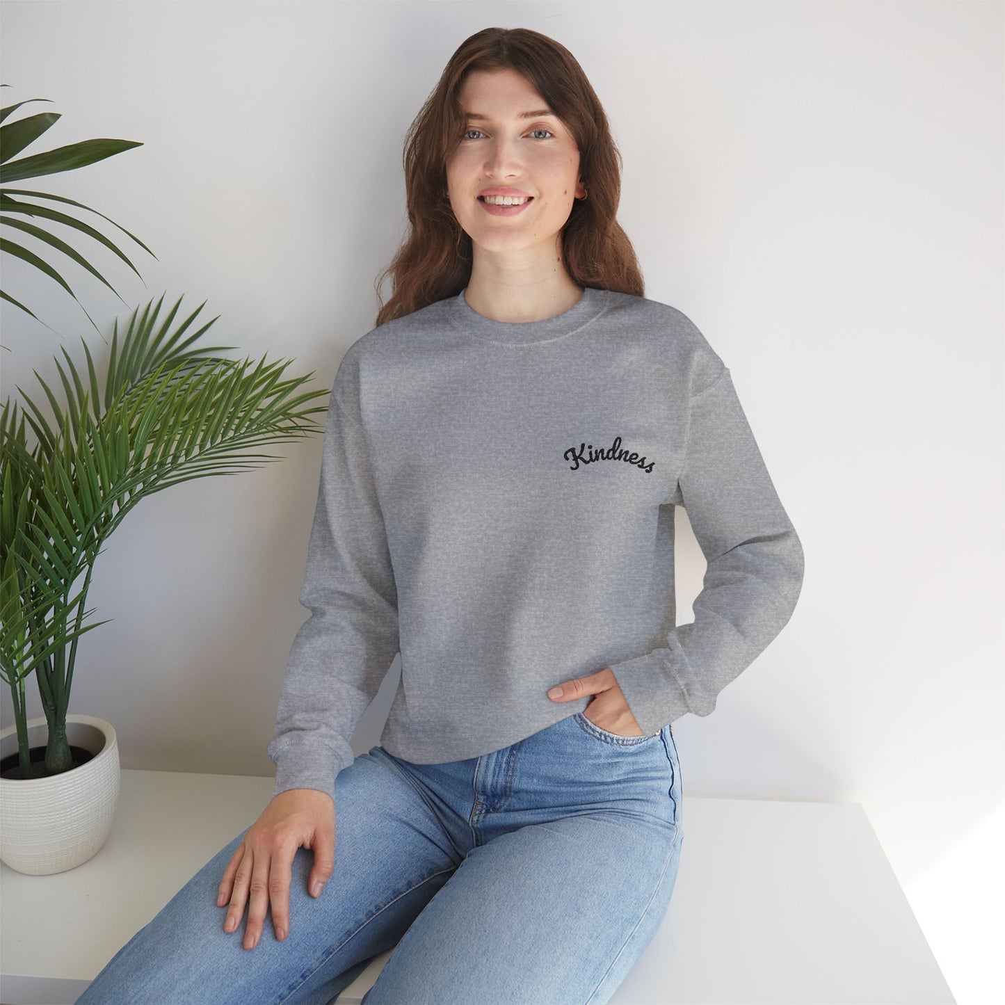 Kindness Embroidered Sweatshirt