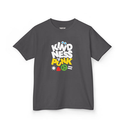 Peace, Love, and Punk Kid's T-shirt - by Favio Moreno
