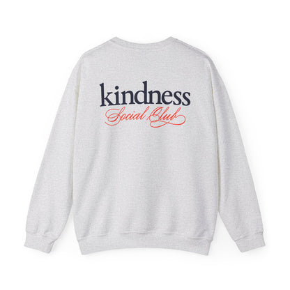 Kindness Conquers Unisex Crew Sweatshirt  - By: Favio Moreno (KSC Light)
