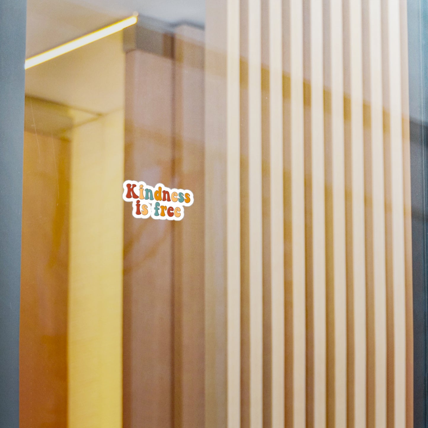Kindness Is Free Vinyl Sticker
