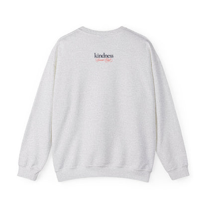 Kindness Social Club – By: Favio Moreno - Varsity Unisex Crew Sweatshirt (KSC Light)