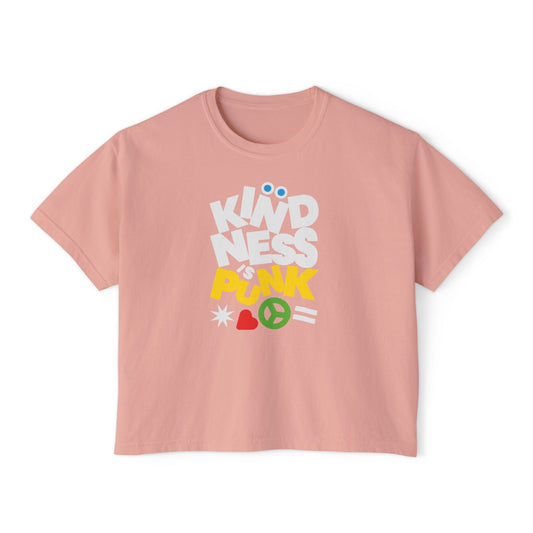 Peace, Love, and Punk Women's Boxy Tee by Favio Moreno