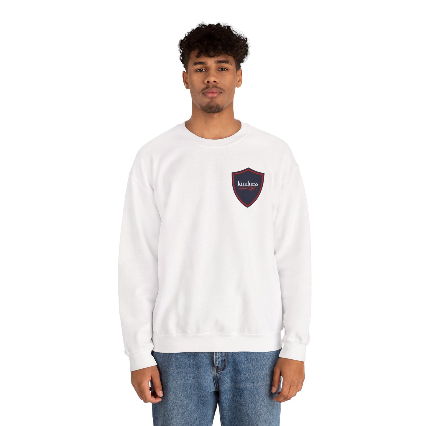 Make Kindness The Norm Unisex Crew Sweatshirt (Reg KSC Light) - By: Favio Moreno