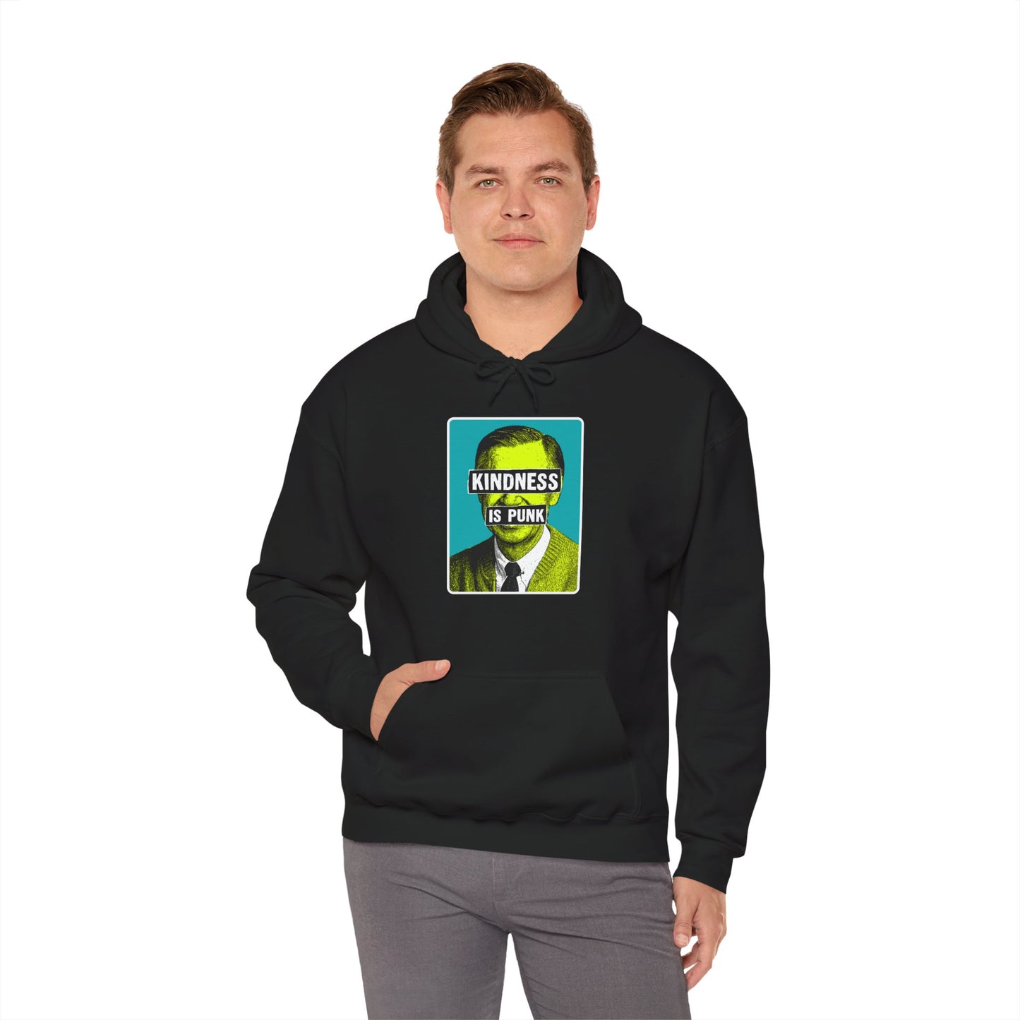 Unlikely Rebel Pop Art Edition Unisex Hoodie (Blue)