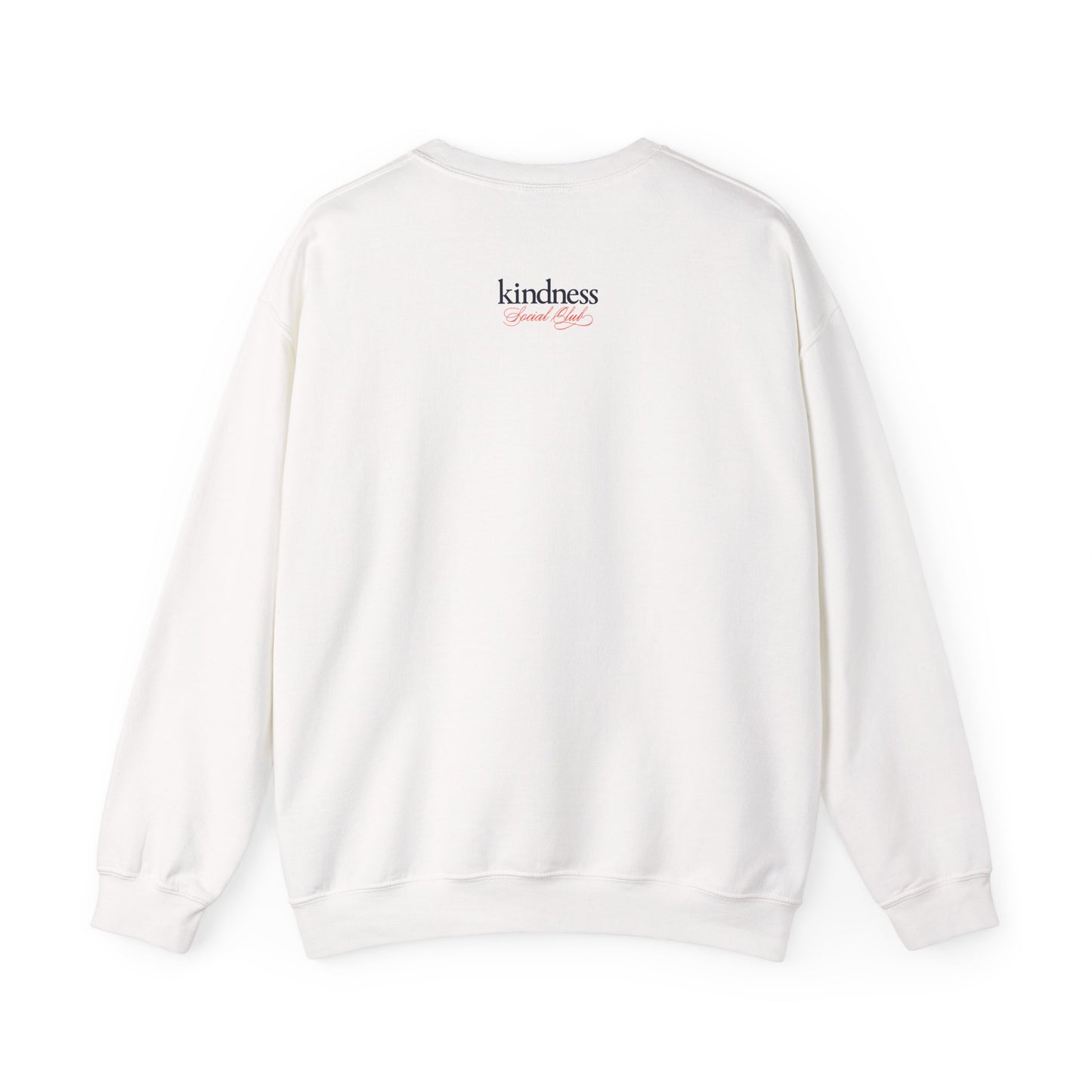Kindness Social Club – By: Favio Moreno - Varsity Unisex Crew Sweatshirt (KSC Light)