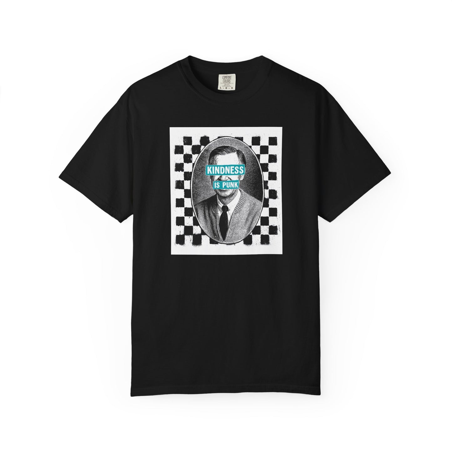 Unlikely Rebel Checkered Edition Unisex T-shirt (Blue)