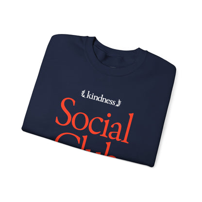 Kindness Social Club - By: Favio Moreno – Varsity Unisex Crew Sweatshirt (KSC Rich)