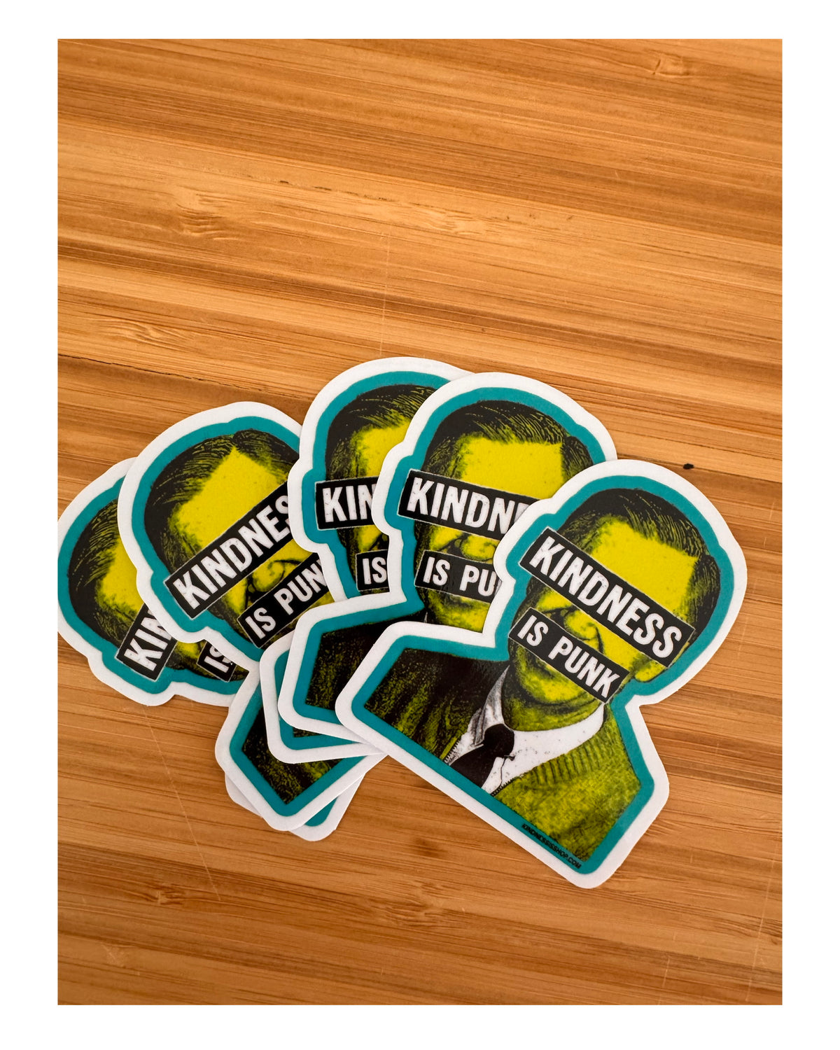 Unlikely Rebel Pop Art Edition Die-Cut Sticker Blue (5 Pack)